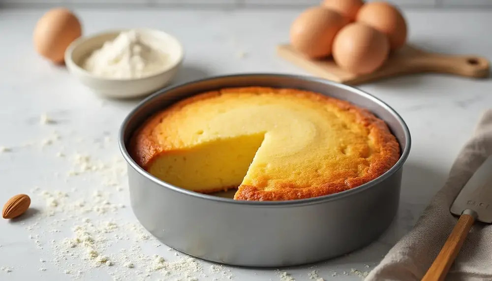 Backspaß: Low Carb Kuchen in einer kleinen Springform