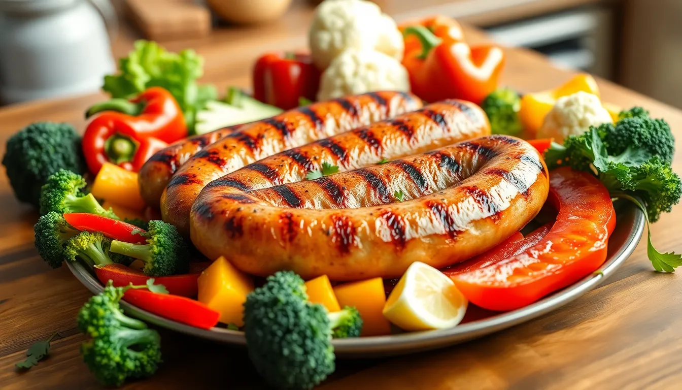 Herzhafte Low Carb Rezepte mit leckerer Bratwurst