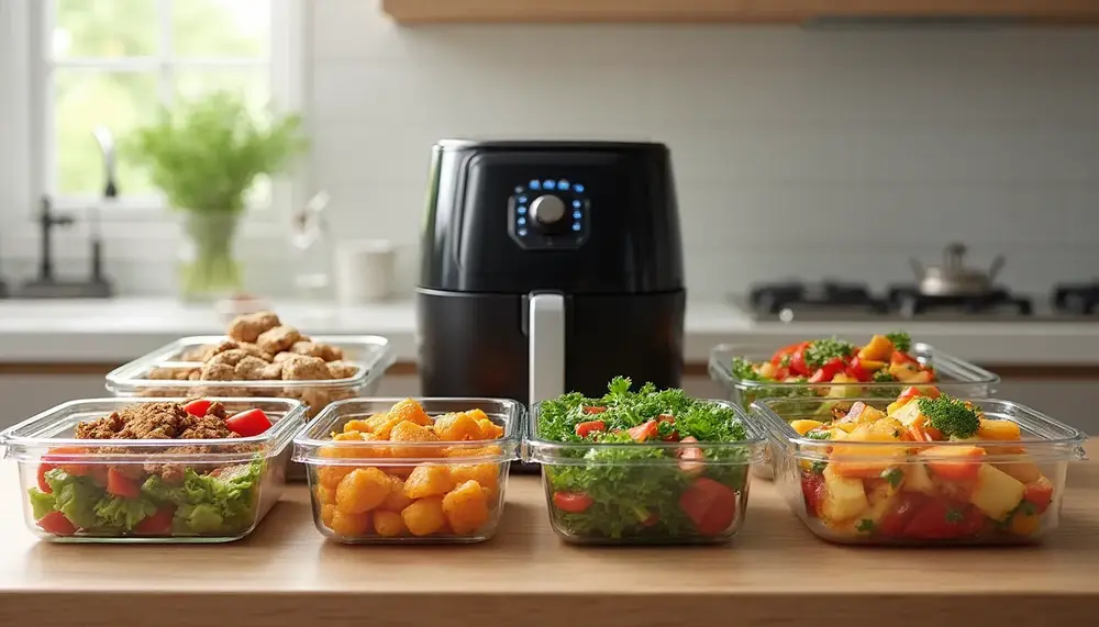 Effiziente Low Carb Air Fryer Meal Prep für deinen Wochenplan