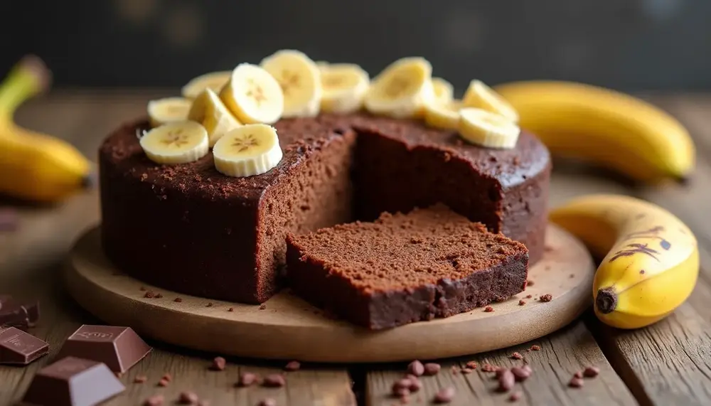 Himmlisch lecker: Low Carb Kuchen mit Schoko und Banane