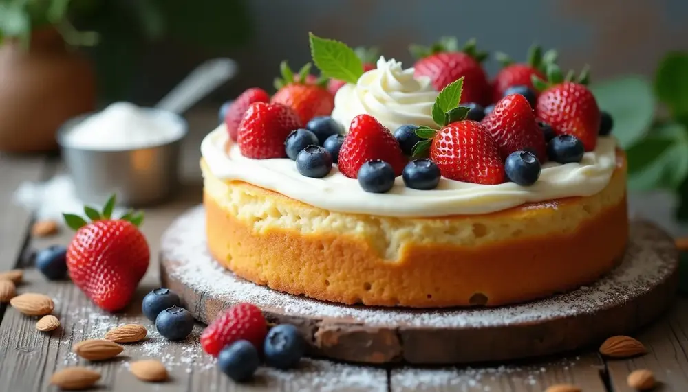 Köstlicher Low Carb Kuchen: Wenig Zucker, viel Geschmack
