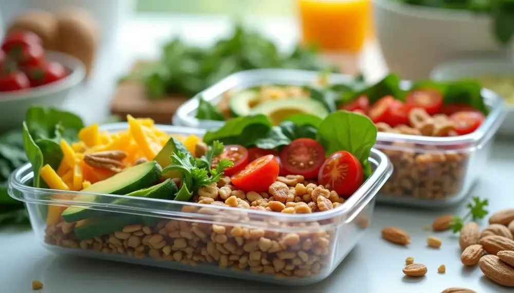 Leckeres Low Carb Frühstücks-Meal Prep ohne Eier