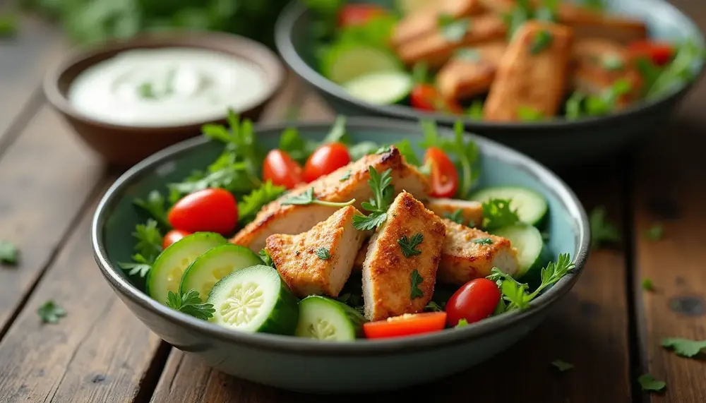 Low Carb Greek Chicken Meal Prep Bowls: Perfekte Mahlzeiten für die Woche