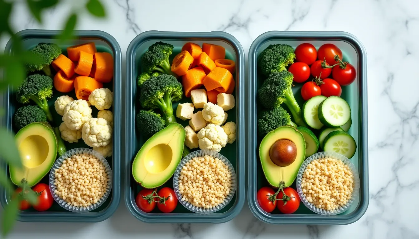 Low Carb High Protein Vegan Meal Prep für die ganze Woche