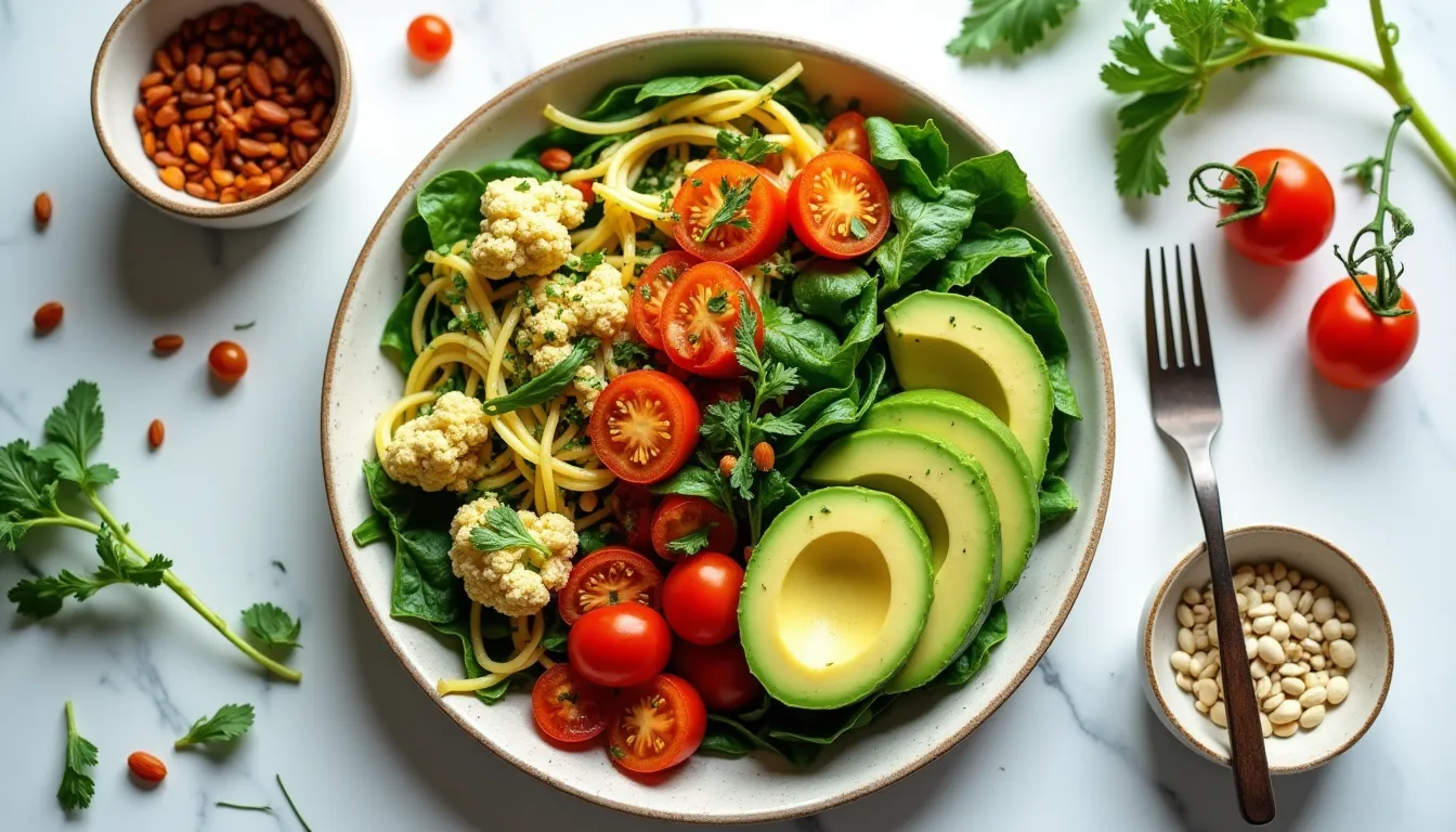 Vegetarisch genießen: Kreative Low Carb Rezepte aus dem Buch