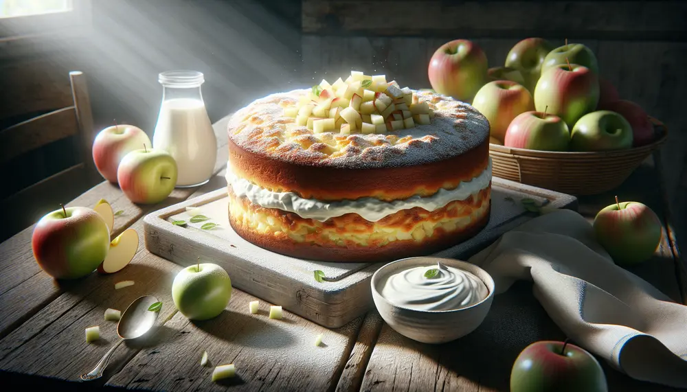 Wie Du einen köstlichen Low Carb Kuchen mit Apfel und Quark zauberst